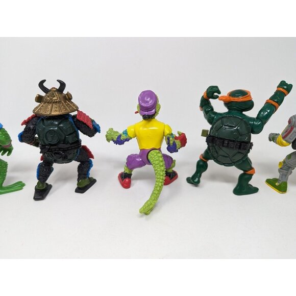 VTG TMNT Teenage Mutant Ninja Turtles Mixed Figure Lot of 5 Wacky Action Mike - Picture 7 of 10